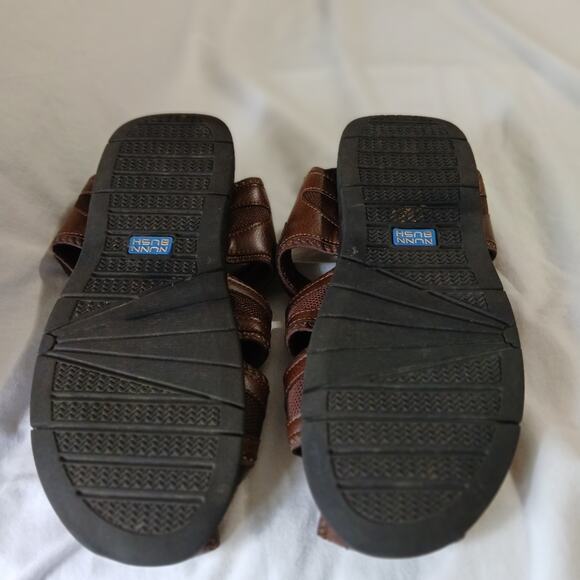 NUNN BUSH 12 WIDE Rio Grande Closed Toe Fisherman Men's casual sandal brown - Picture 8 of 12